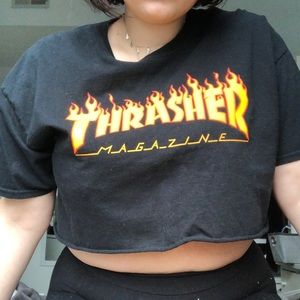 Cropped Thrasher T-Shirt